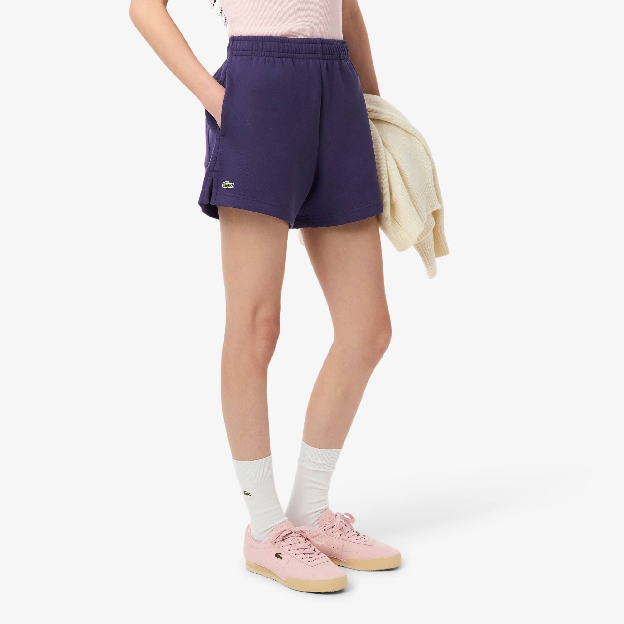 Women's Double Face Piqué Shorts - Shorts & Skirts - New In 2025