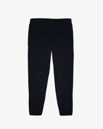 Pantalones estilo chinos de algod&oacute;n el&aacute;stico con tobillos el&aacute;sticos rectos para hombre