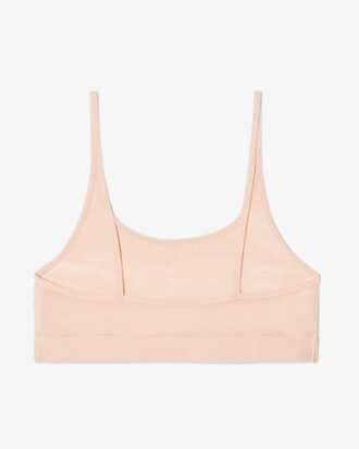 Crocodile Accent Mesh Bralette