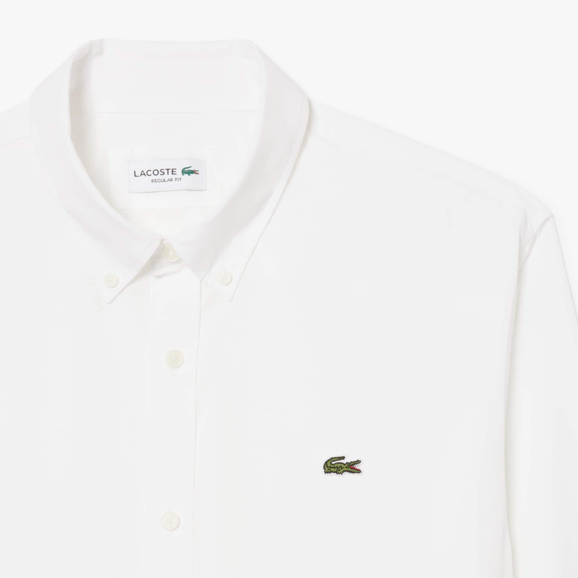 Regular Fit Stretch Poplin Shirt - Button Down Shirts - New In