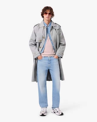 Men's Cotton Landscape Crocodile Sweater