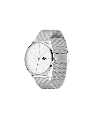 Gents Moon Multifunction Watch with Stainless Steel Mesh Band Strap