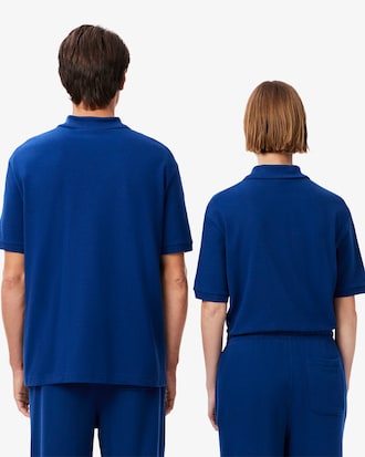Unisex Loose Fit L.12.12 Piqué Badge Polo