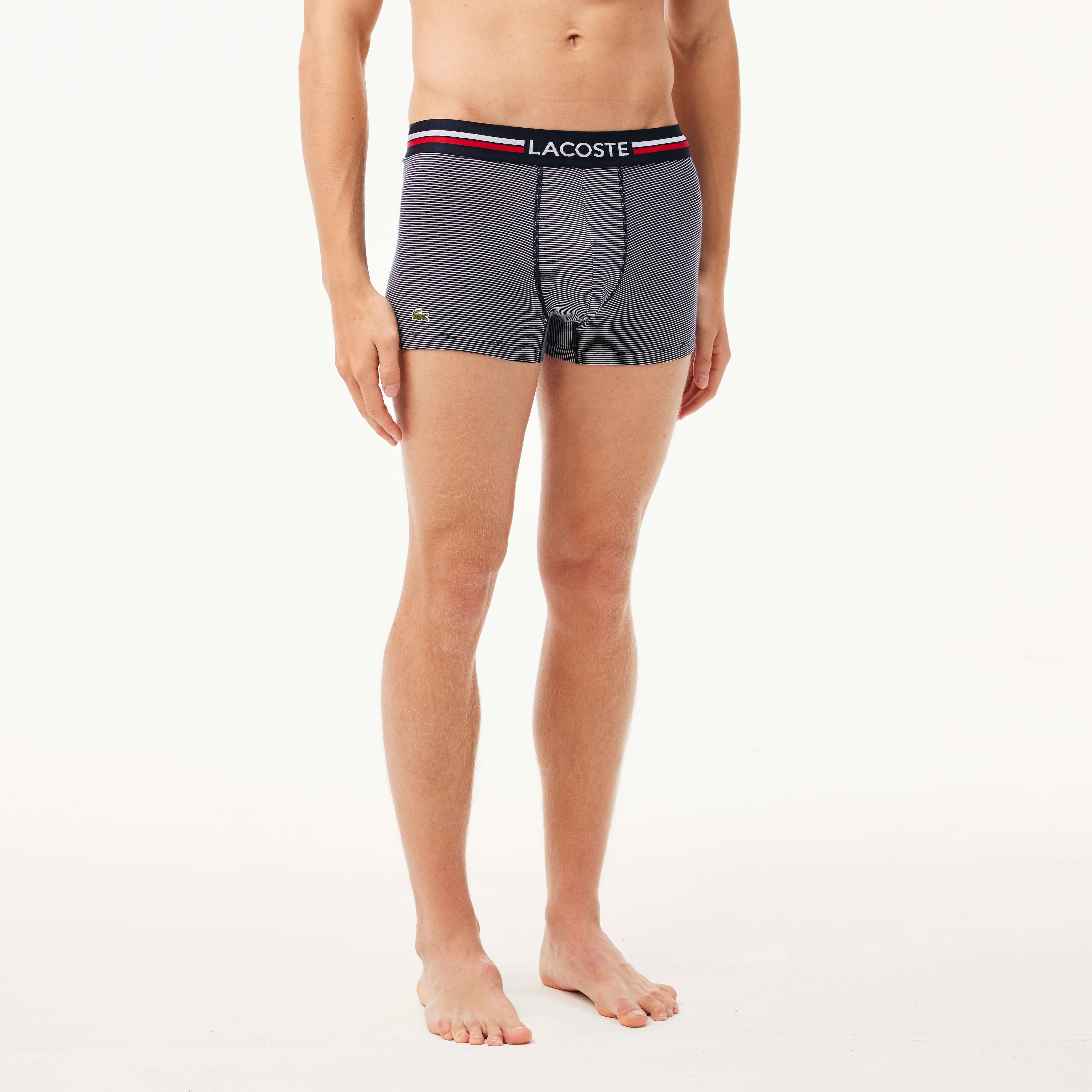 Men's 3-Pack Multicolor Band Trunks - Underwear & Loungewear