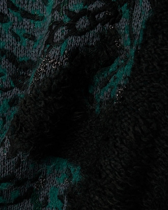 Runway Jacquard Crocodile Sweater