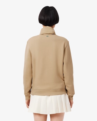 Sweatshirt coton logo emboss&eacute;