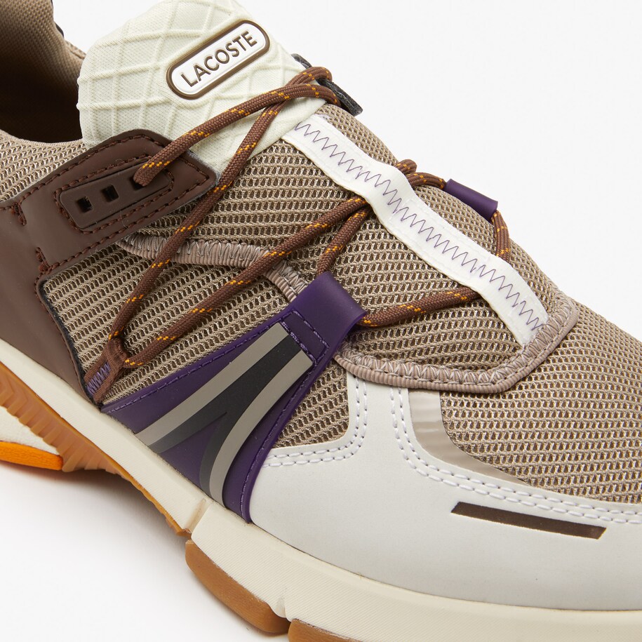 Men's Lacoste L003 Textile ColourBlock Trainers Men's Sneakers New