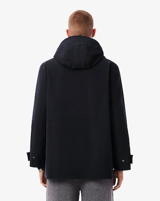 Men's Mid-Length Water-Repellent Hooded Parka