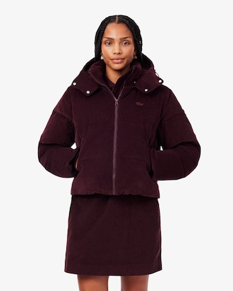 Relaxed Fit Corduroy Down Jacket