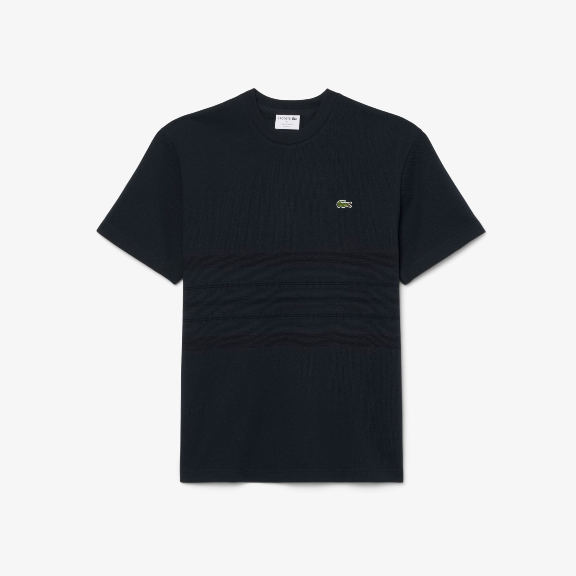 Made In France Striped Piqué T-Shirt - T-shirts - New In 2026