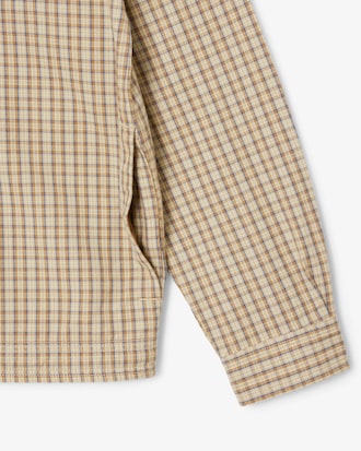 Men's Oversized Heavy Cotton Plaid Overshirt