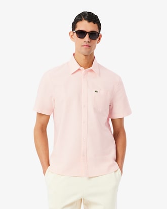 Men's Regular Fit Short Sleeve Oxford Shirt