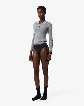 Logo Waist Mesh Briefs