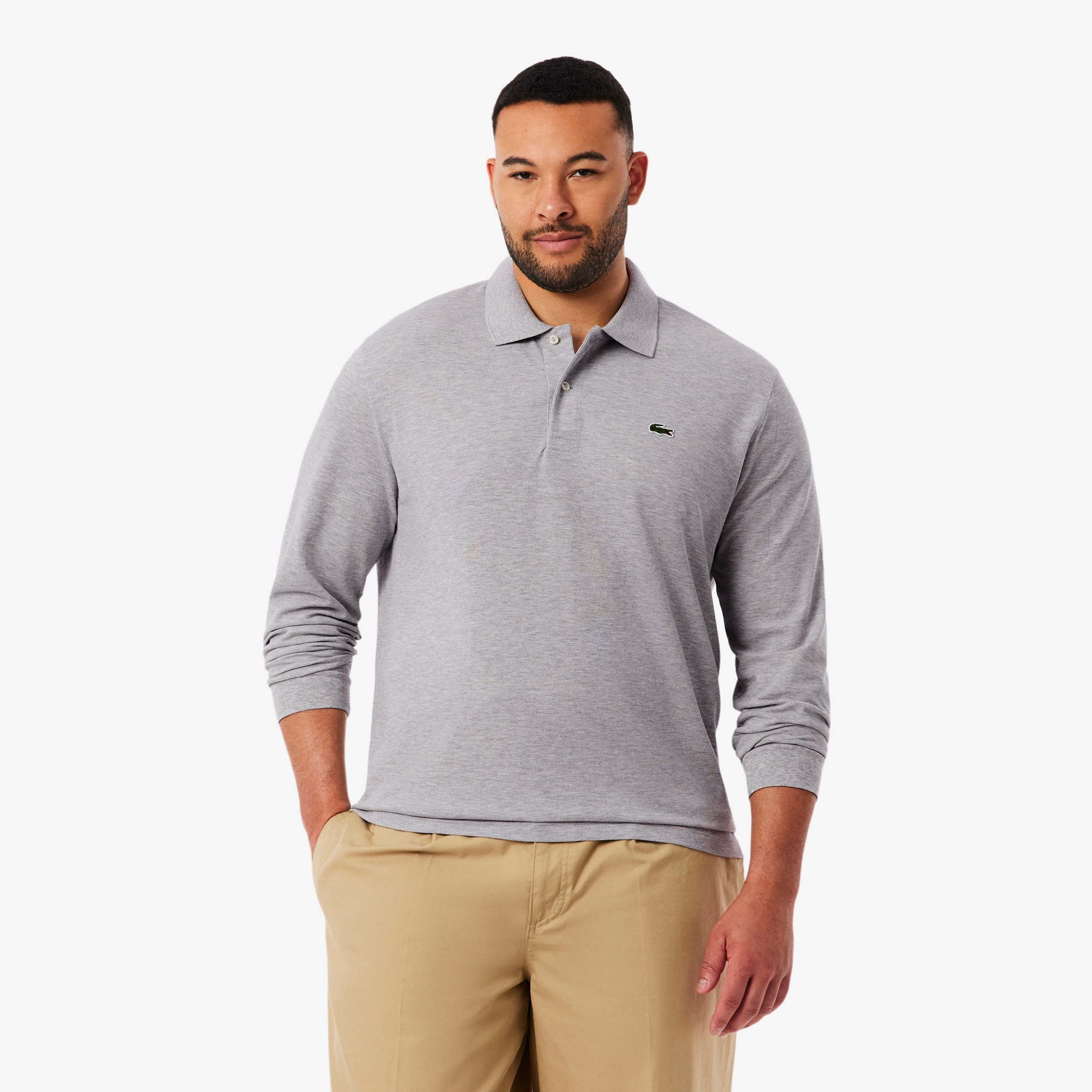 Men's Classic Fit Long Sleeve L.12.12 Polo - Polo Shirts - New In
