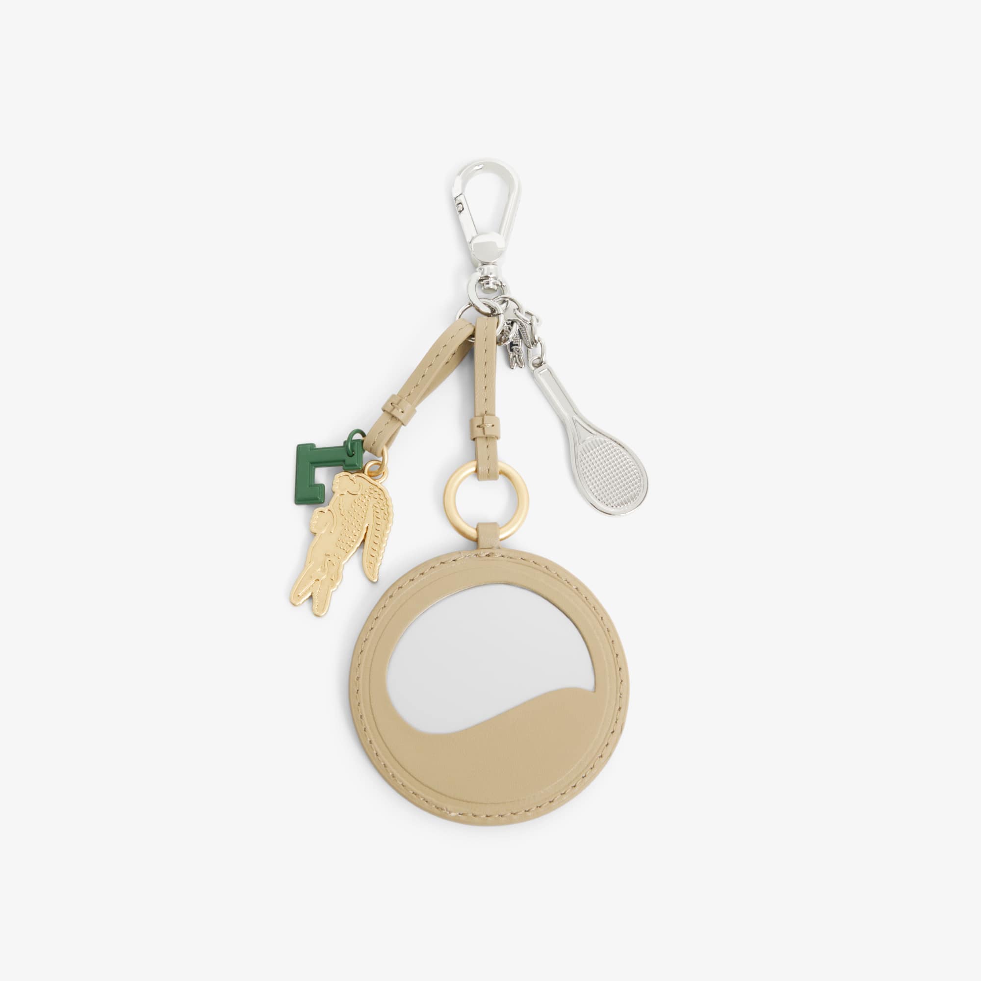 Tennis Racket Mirror L Charms Key Ring - Wallets & Small Leather