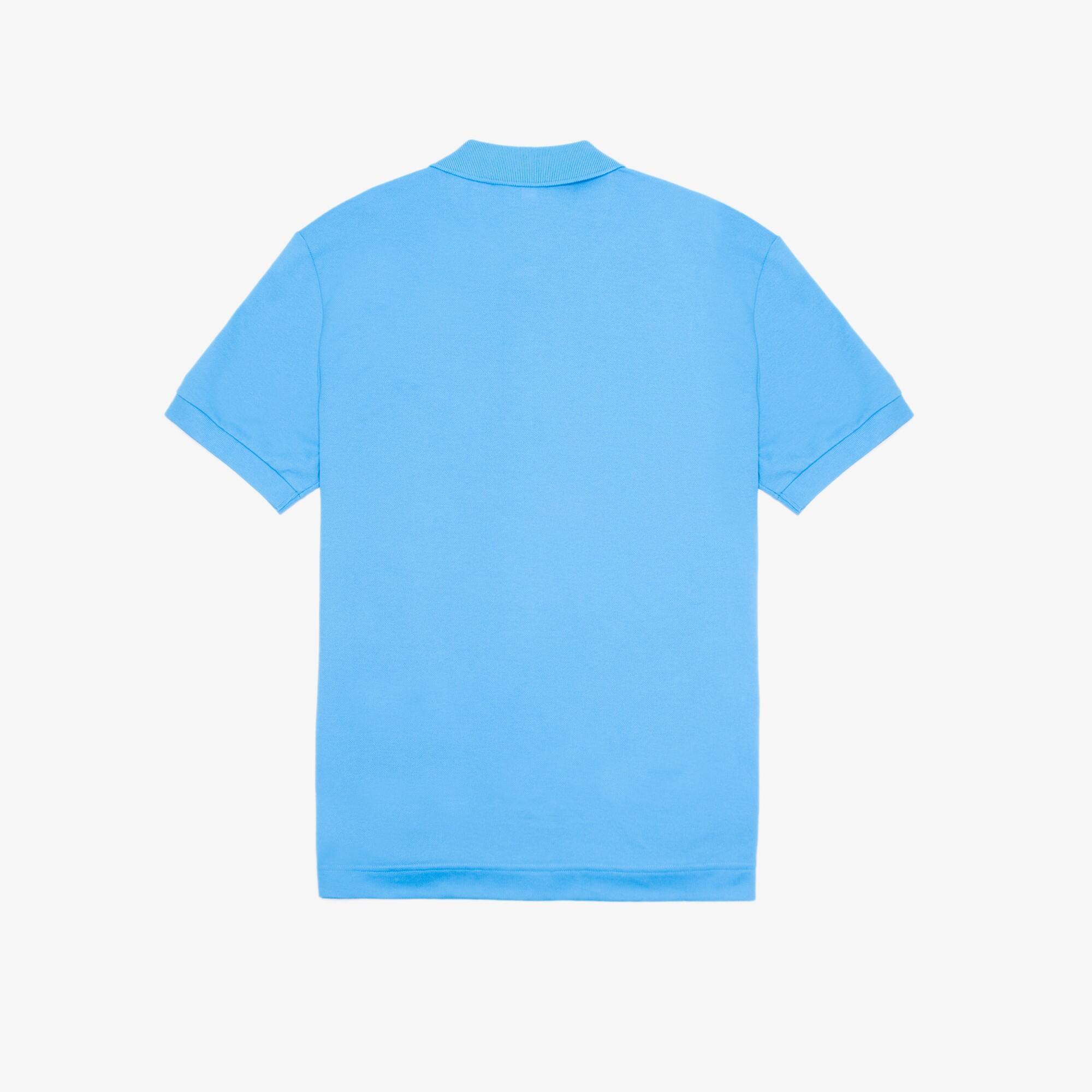 ★★ ★★ Here Light Blue Logo Cutout Crop Polo T TM1MU410-Brilliant-Blue-