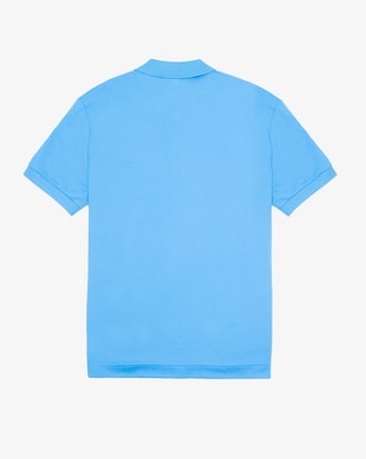 Polo regular fit en petit piqu&eacute; con letras en contraste para hombre