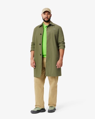 Men's Water-Repellent Windproof Trench Coat