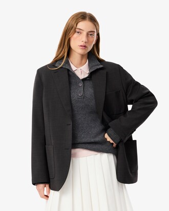 Wool Blend Blazer