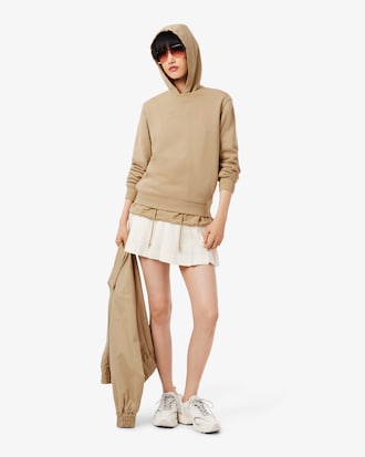 Sweatshirt coton logo emboss&eacute;