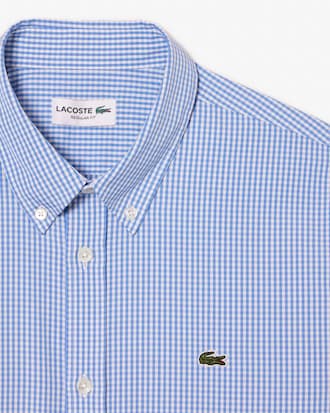 Men's Regular Fit Checked Cotton Shirt