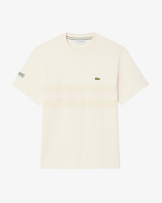 Playera de punto grueso con bandas de malla