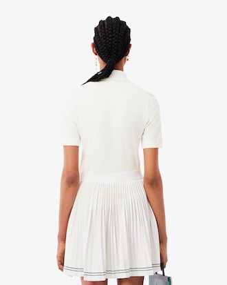 Women's Runway Slim Fit Mini Piqu&eacute; Polo