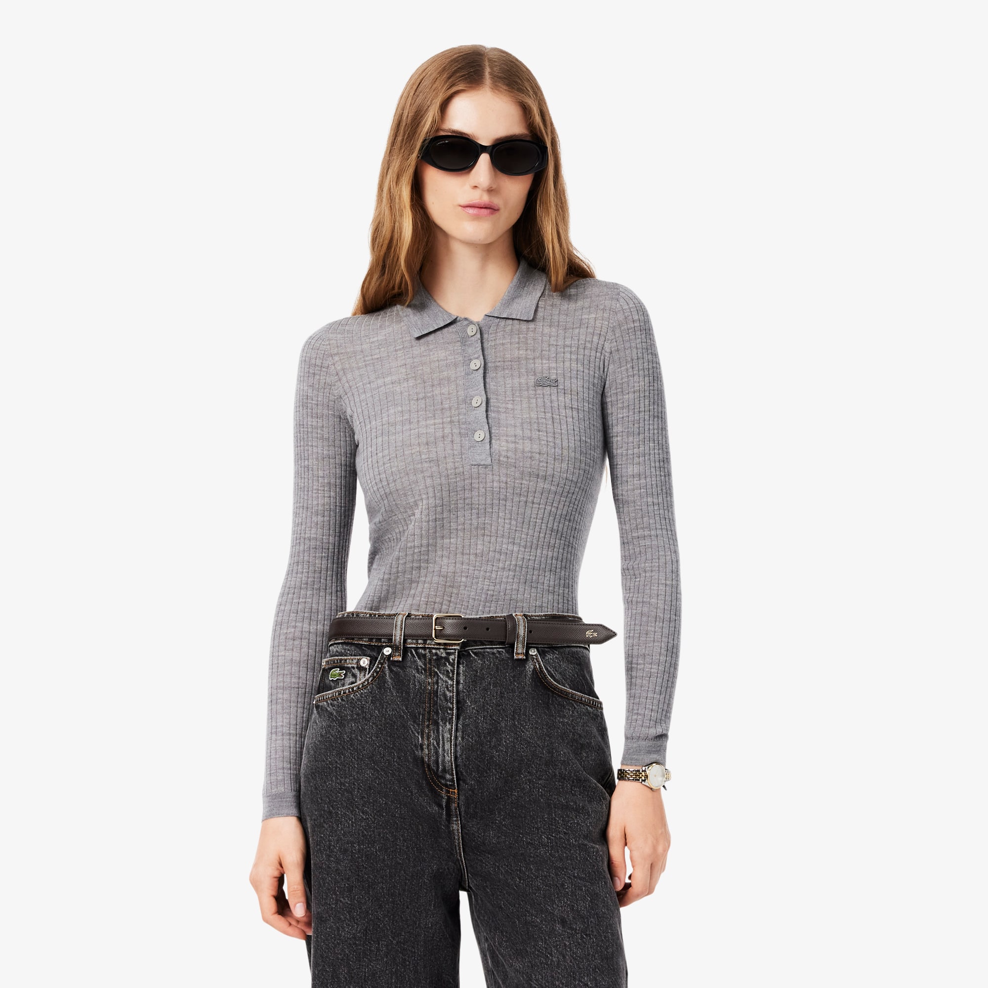 Champs-Élysées Embossed Leather Belt