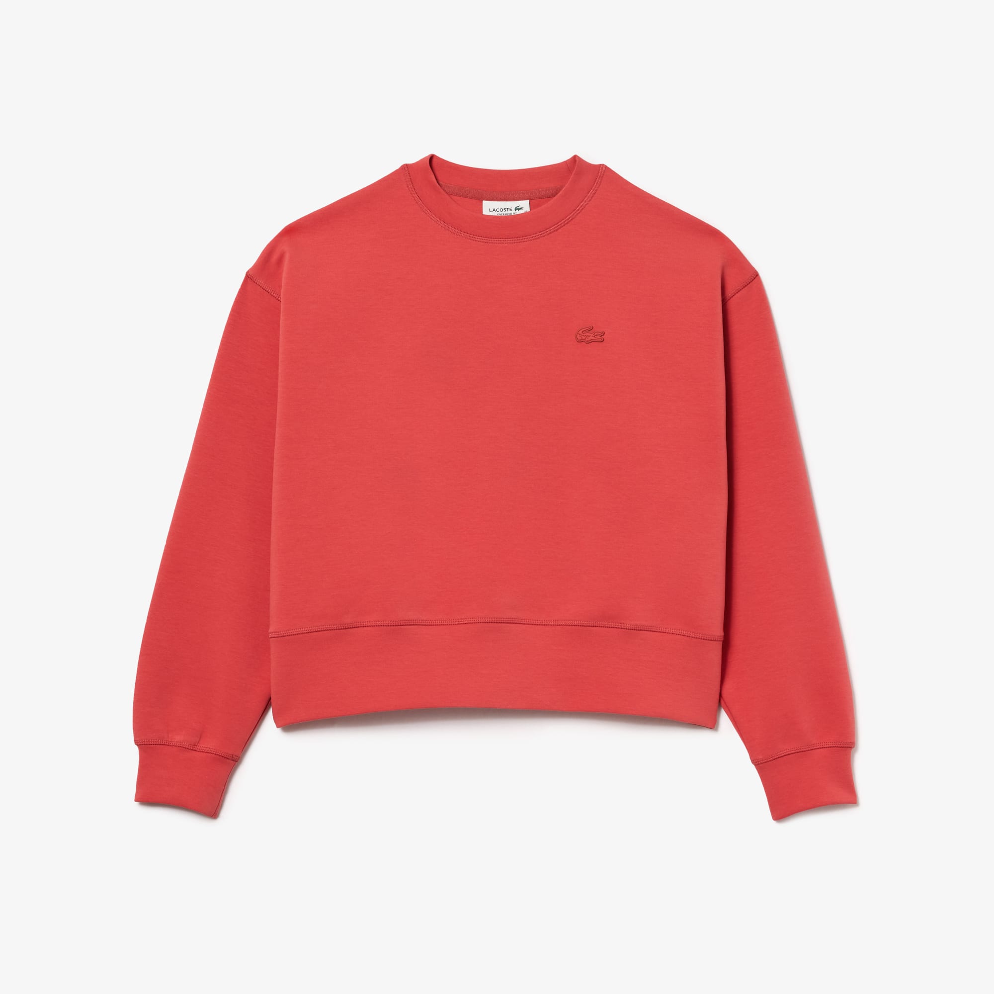 Lacoste Women's Oversized Cotton Sweatshirt