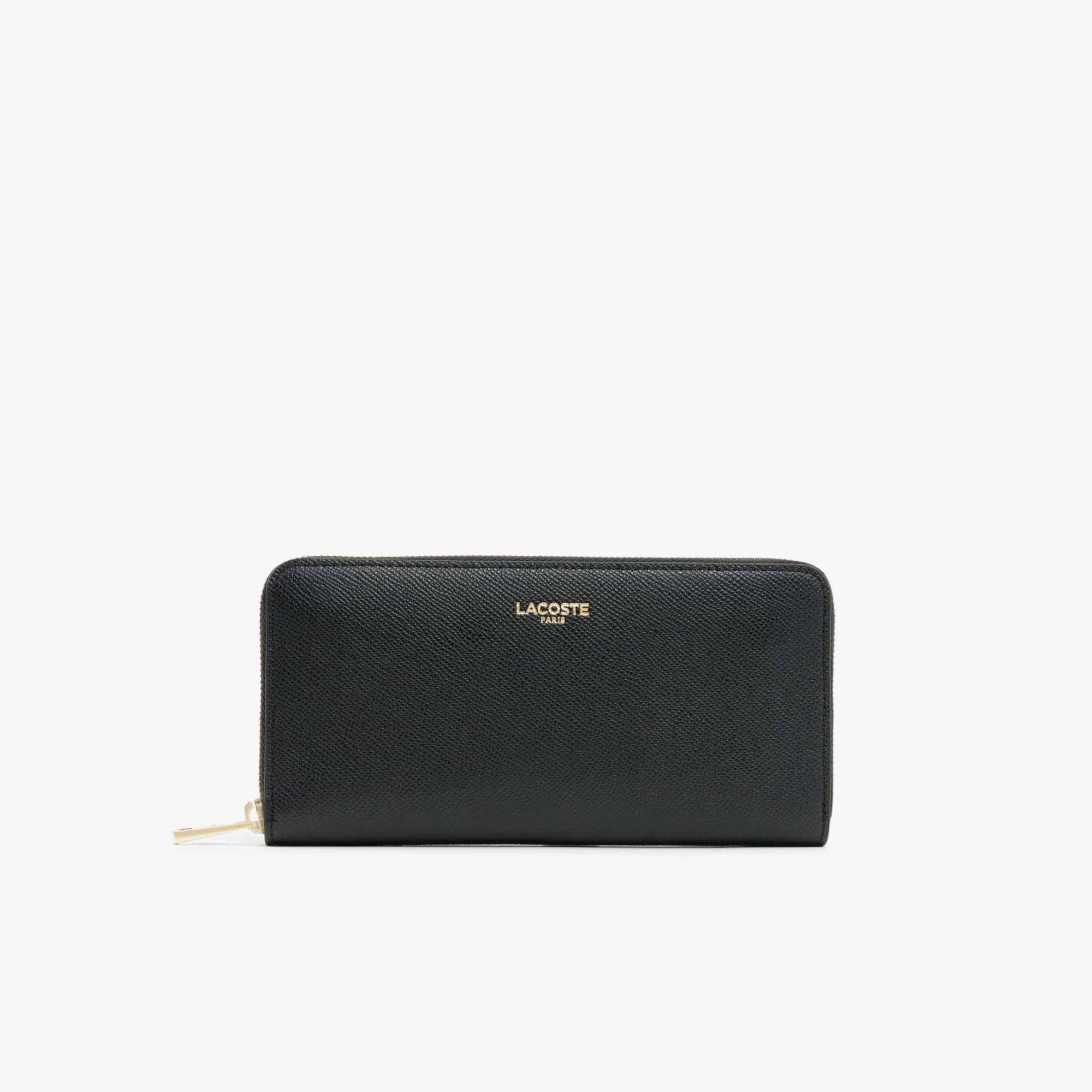 Lacoste Champs-élysées Zipped Billfold - One Size In Black