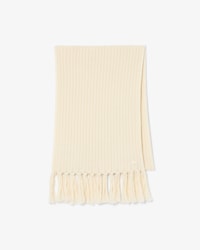 Women's Fringed Wool Scarf