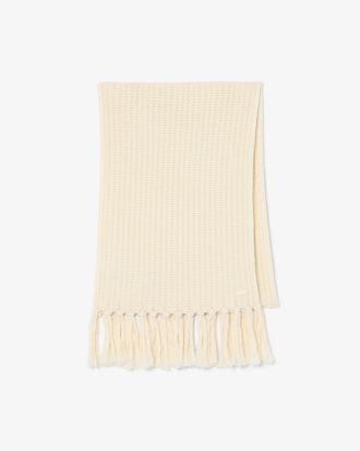 Women's Fringed Wool Scarf