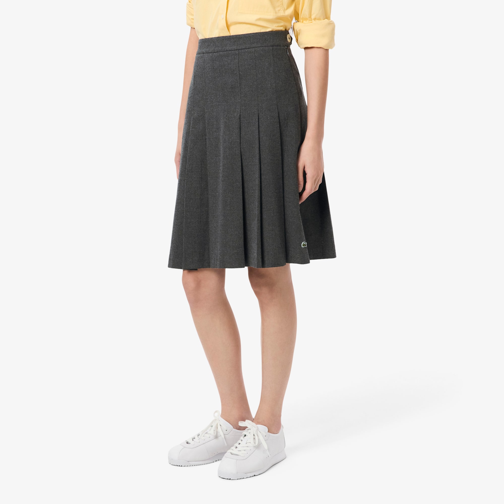 Women's Pleated Flannel Midi Skirt - Shorts & Skirts - New In 2026