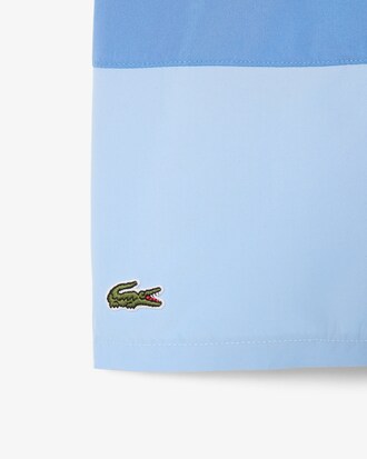 Striped Taffeta Swim Trunks