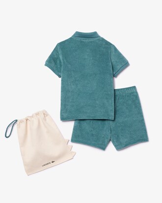 Babies' Terry Polo & Shorts Gift Set