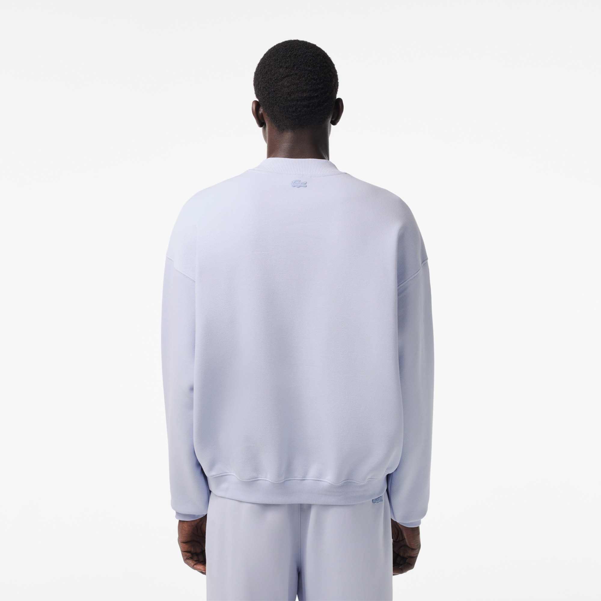 Men's Oversized Piqué Sweatshirt - Sweaters & Sweatshirts - New In