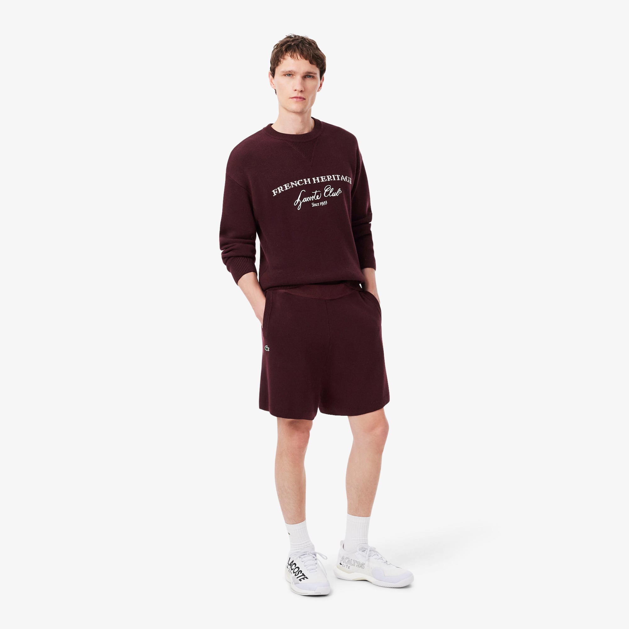 Lacoste Tennis Heritage Relaxed Fit Interlock Shorts - XXL