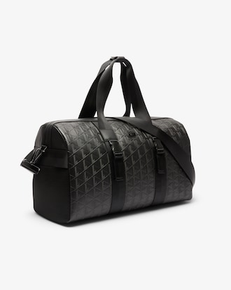 Men's Large Monogram Leather Weekend Bag