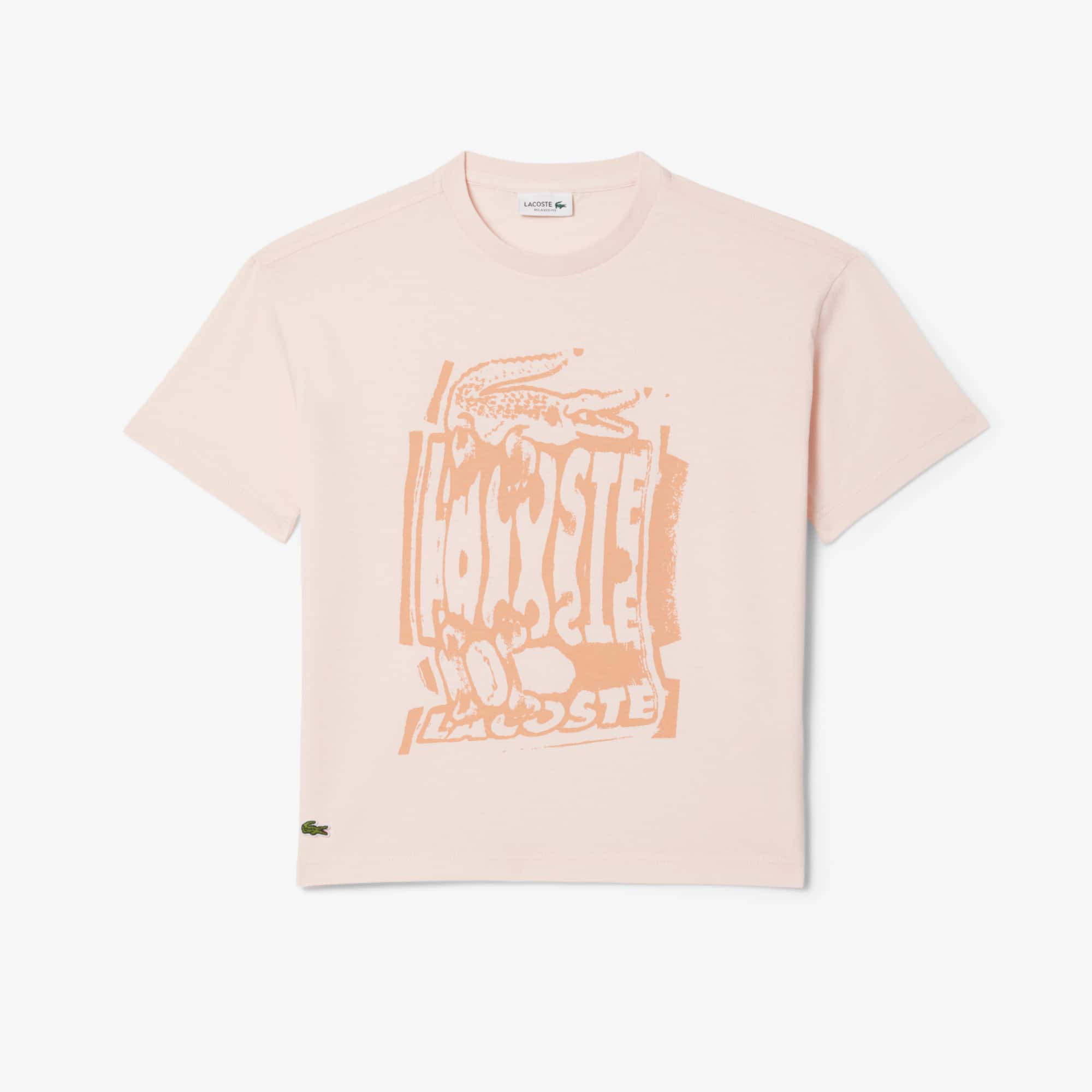 Lacoste Kids' Printed Cotton T-Shirt