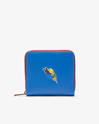 Billetera con cierre Lacoste Holiday Badge para hombre