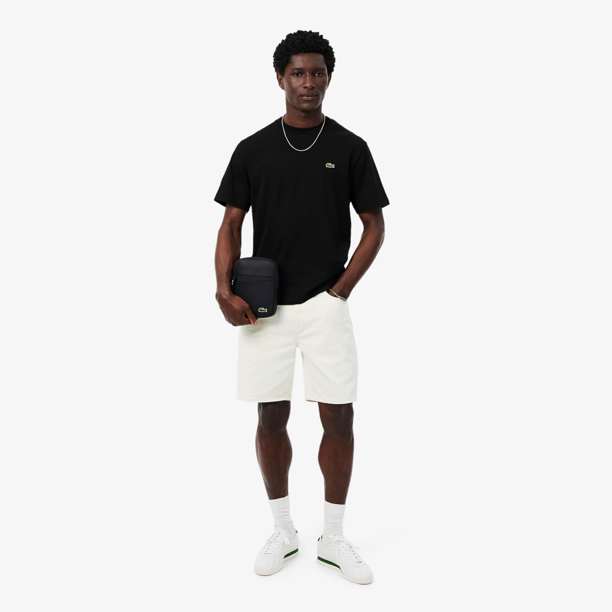 Small LCST Slimline Satchel - Bags - New In 2026 | Lacoste