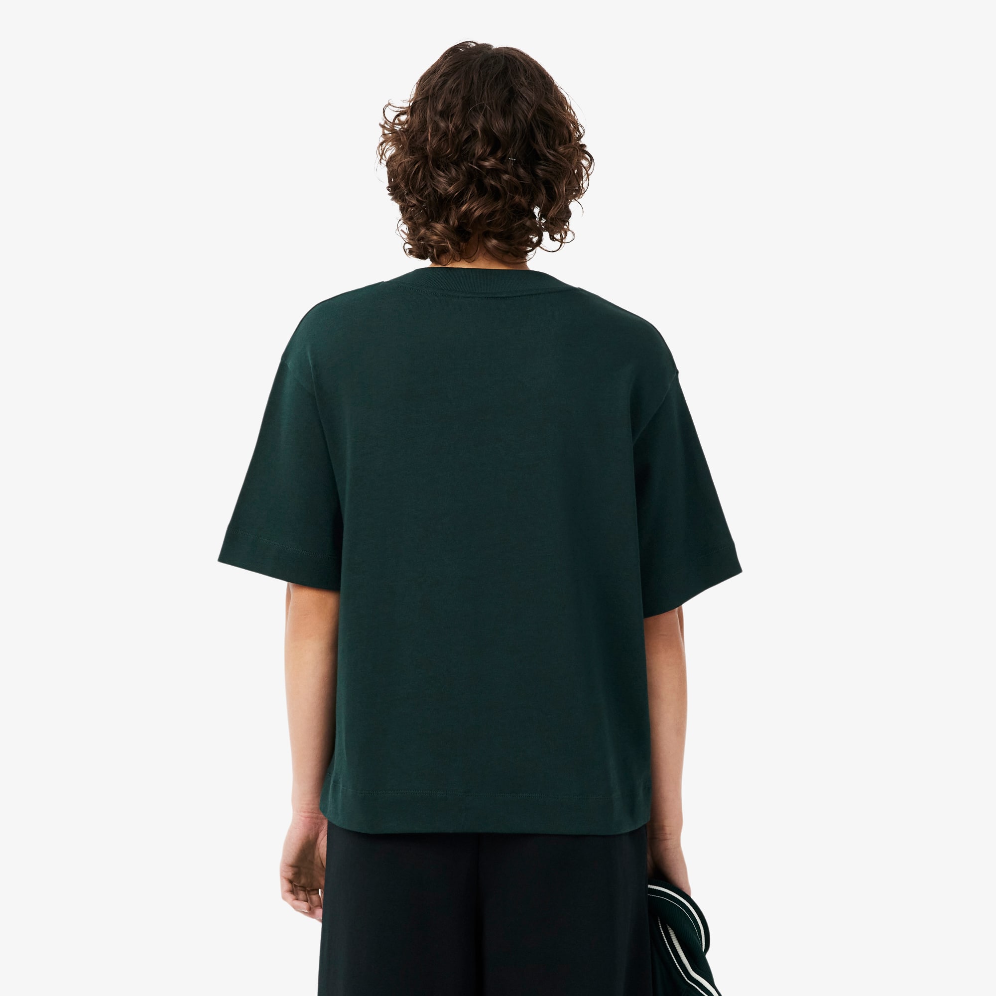Oversized Embroidery Detail Jersey T-shirt - T-Shirts & Tops - New