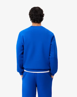 Men's Piqué Badge Accent Sweatshirt