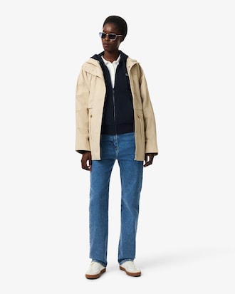 Women's Zip-Up Piqu&eacute; Hoodie