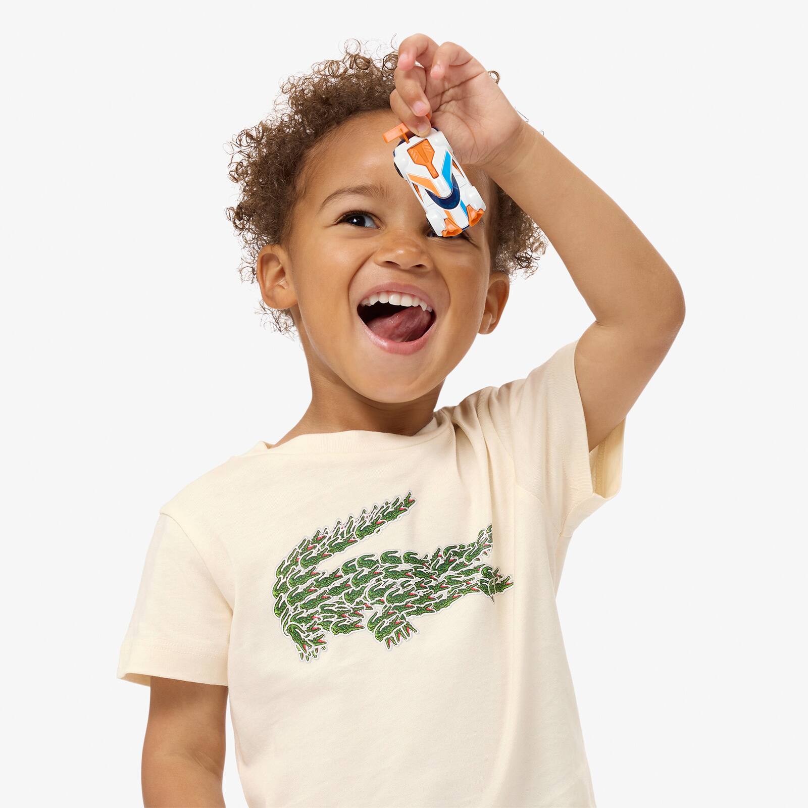 Boys' Crocodile Print Cotton T-Shirt - Teens T-Shirts & Tops - New