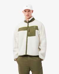 Men's Colorblock Sherpa Fleece Jacket