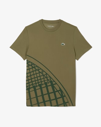 Playera de tenis ultra seca estampada