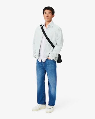 Chemise popeline stretch slim fit