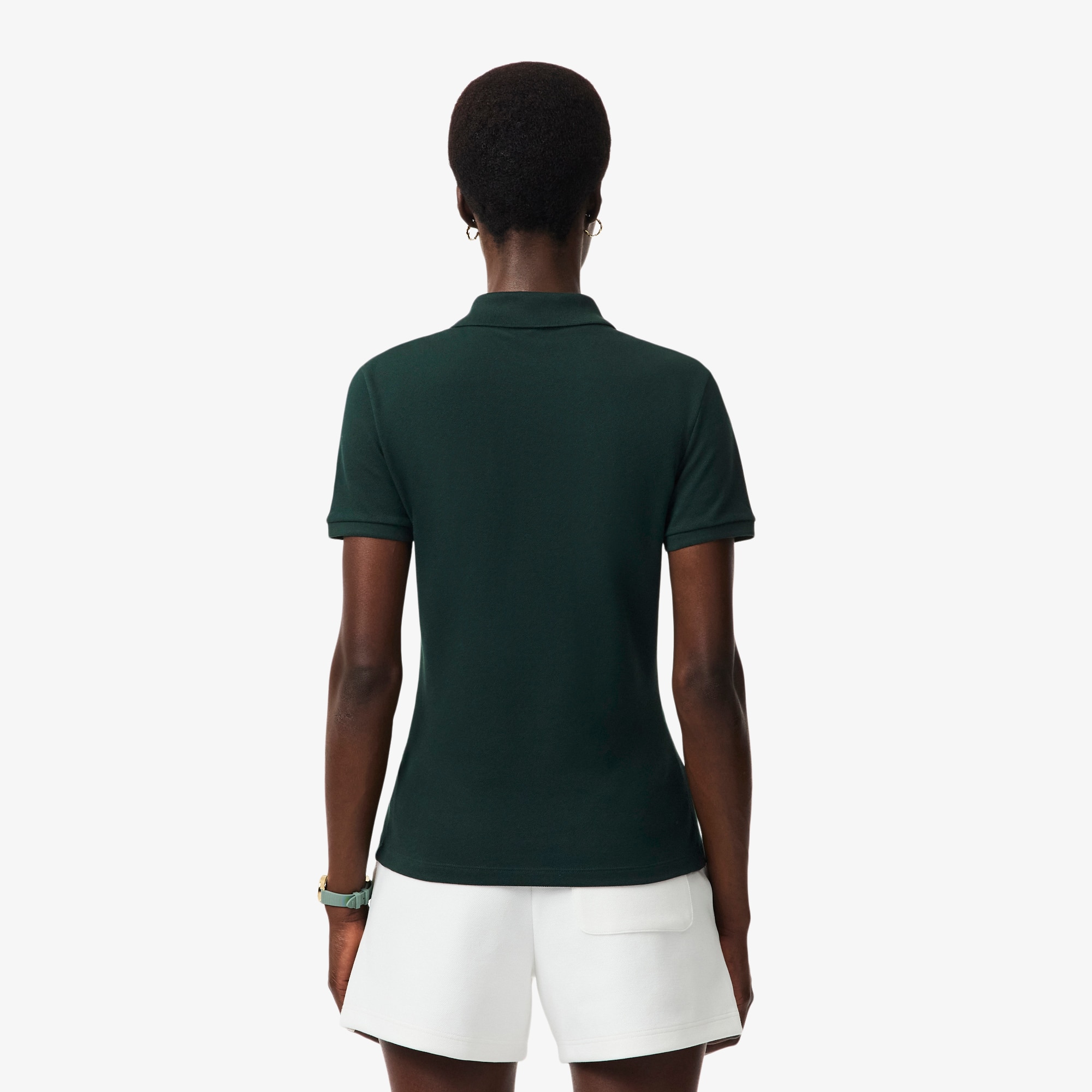 Women's L.12.D Slim Fit Stretch Mini Piqué Polo - Polo Shirts