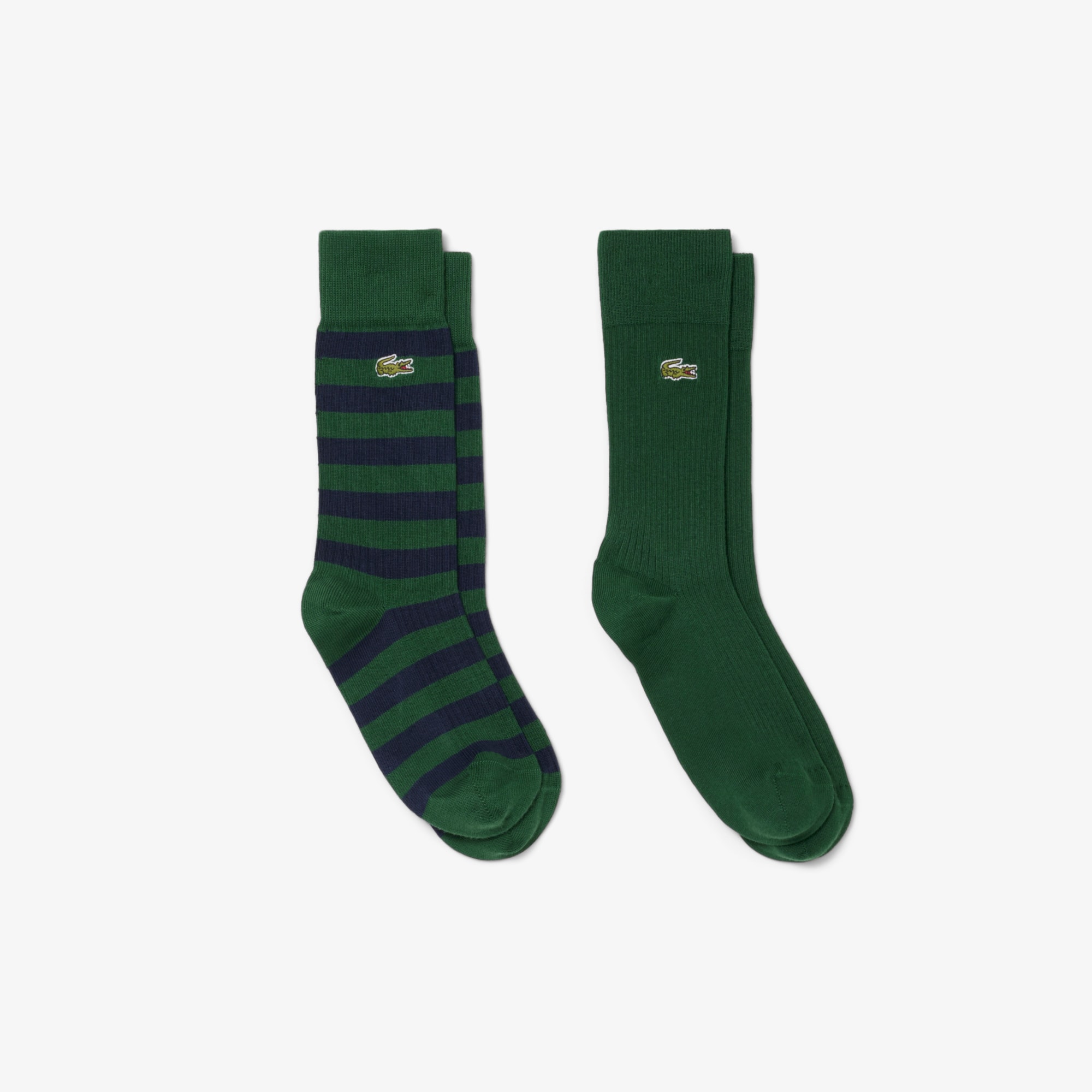 Lacoste Unisex 2-Pack Long Socks